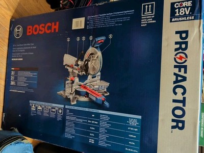Bosch GCM18V-10SDN Profactor 18V 10 Inch Dual-Bevel Slide Miter Saw - Bare Tool
