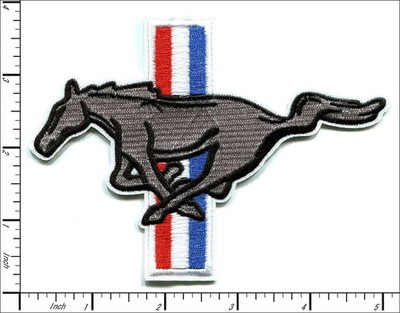 FORD Mustang Legend Embroidered Iron-on PATCH Classic Retro Logo Wholesale New!
