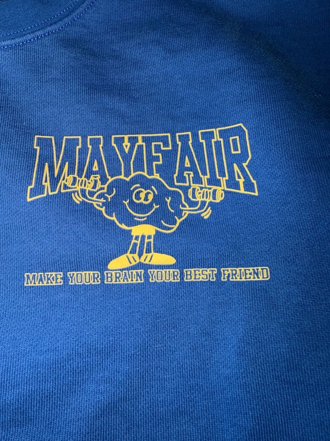 The Mayfair Group Make Your Brain Your Best Friend Cropped Crewneck Sweatshirt, photo 6