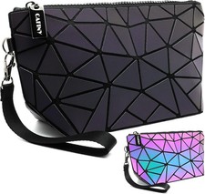 Holographic Makeup Bag, Small Clutch Purses for Women, Daily Use Pouch Bags, Ge