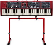 Nord NS4-COMP73-STAND-R-K 73-Key Digital Stage Piano with Red Profile Stand
