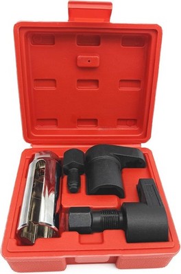 NOTISH 5PCS Automotive O2 Oxygen Sensor Socket Set Wrench Remover Tool and Th...