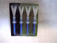 4 Blue 4 Yards More Golf Tee 3 1/4" Driver Plastic Tees NIP
