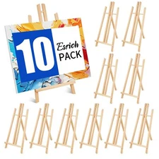 ESRICH 10pcs 17 Inch Tabletop Easels Easel Stand for PaintingTripod Painting ...