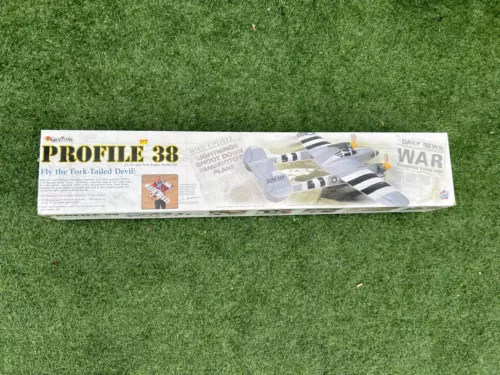 New Great Planes Profile 38 Rc Airplane Kit Remote Control