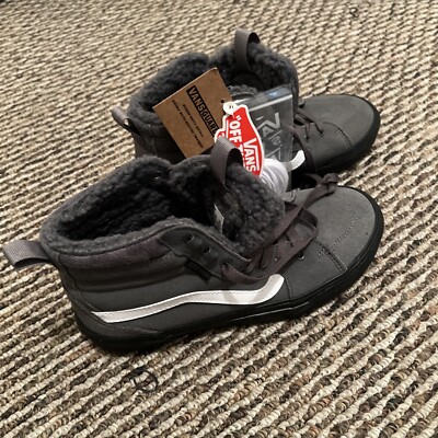 NEW Vans Shoes Unisex M5/W6.5 Black‎ Suede Sherpa Faux Fur Lined Slip On 721356 New Women main image 2