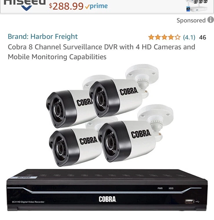 8 channel surveillance dvr cobra