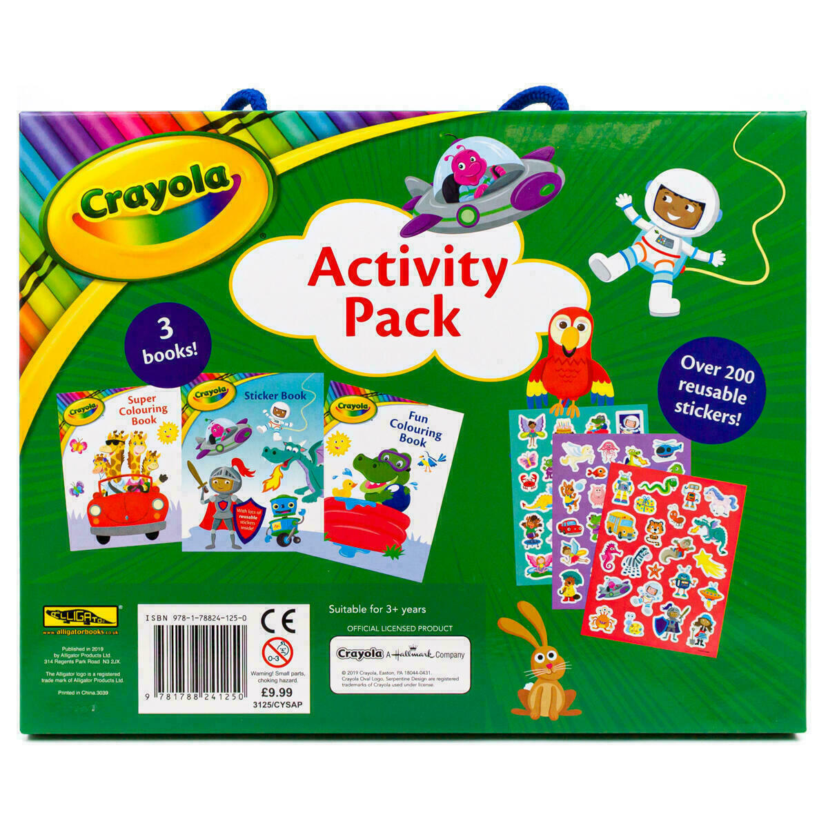 Crayola Activity Pack Colouring Book & 200 Reusable Stickers Kids Art Craft 3125 | eBay
