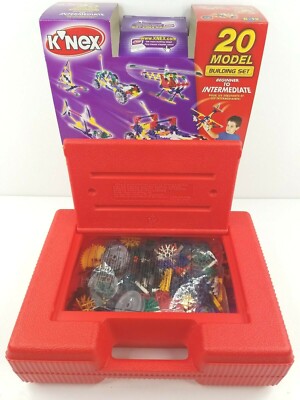 K'Nex 20 Model Building Set Beginner Intermediate 12030 Vehicles