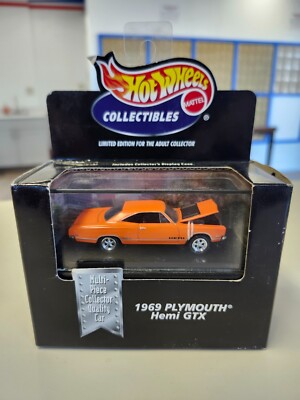 1999 100% Hot Wheels Collectibles 1969 Plymouth Hemi GTX w/opening