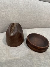 Vintage Wood Hat Blocks, Millinery,  hat block, Form , Antique
