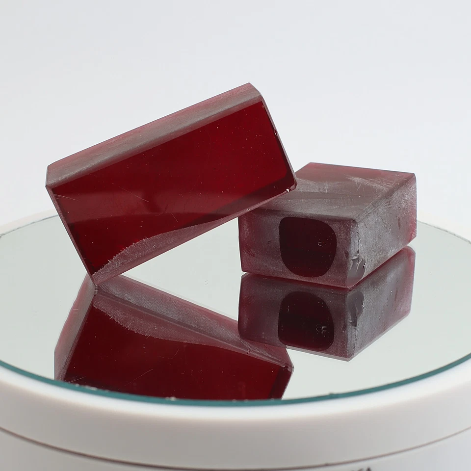 Rough Ruby Nano Crystal Heat Resistant Artificial Lab Ruby Imitation Gems (RL) - Image 2 of 4