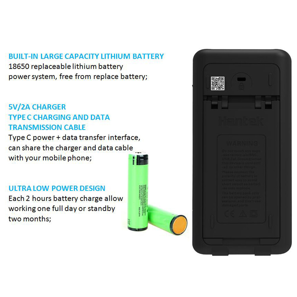 3in1 Hantek Handheld Oscilloscope Digital Multimeter Waveform Generator 250MSa/s