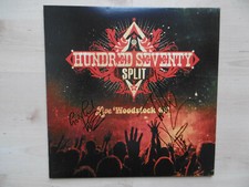 Hundred Seventy Split Autogramme full signed LP-Cover "Live Woodstock ´69" Vinyl