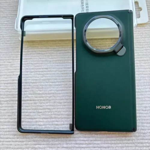 Nuevo Original Lujo Cuero PU Estuche Trasero y Cubierta de Marco Lateral para HONOR Magic V3 - Imagen 4 de 21