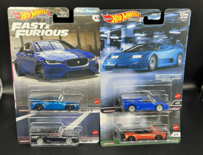 Flash Sale Hot Wheels lot Real Riders Jag NSX Bugatti EB110 Aston Martin Vulcan