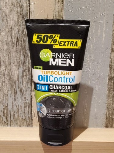 GARNIER para Hombres Aceite de Lavado Facial Control Gel Espumante Carbón Tratamiento del Acné Matcha - Imagen 7 de 12