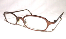 L.A. Eyeworks New Old Stock 1998' CAGE, Brown 414 metal eyeglass frame NEW