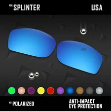 Anti Scratch Polarized Replacement Lenses for-Oakley Splinter