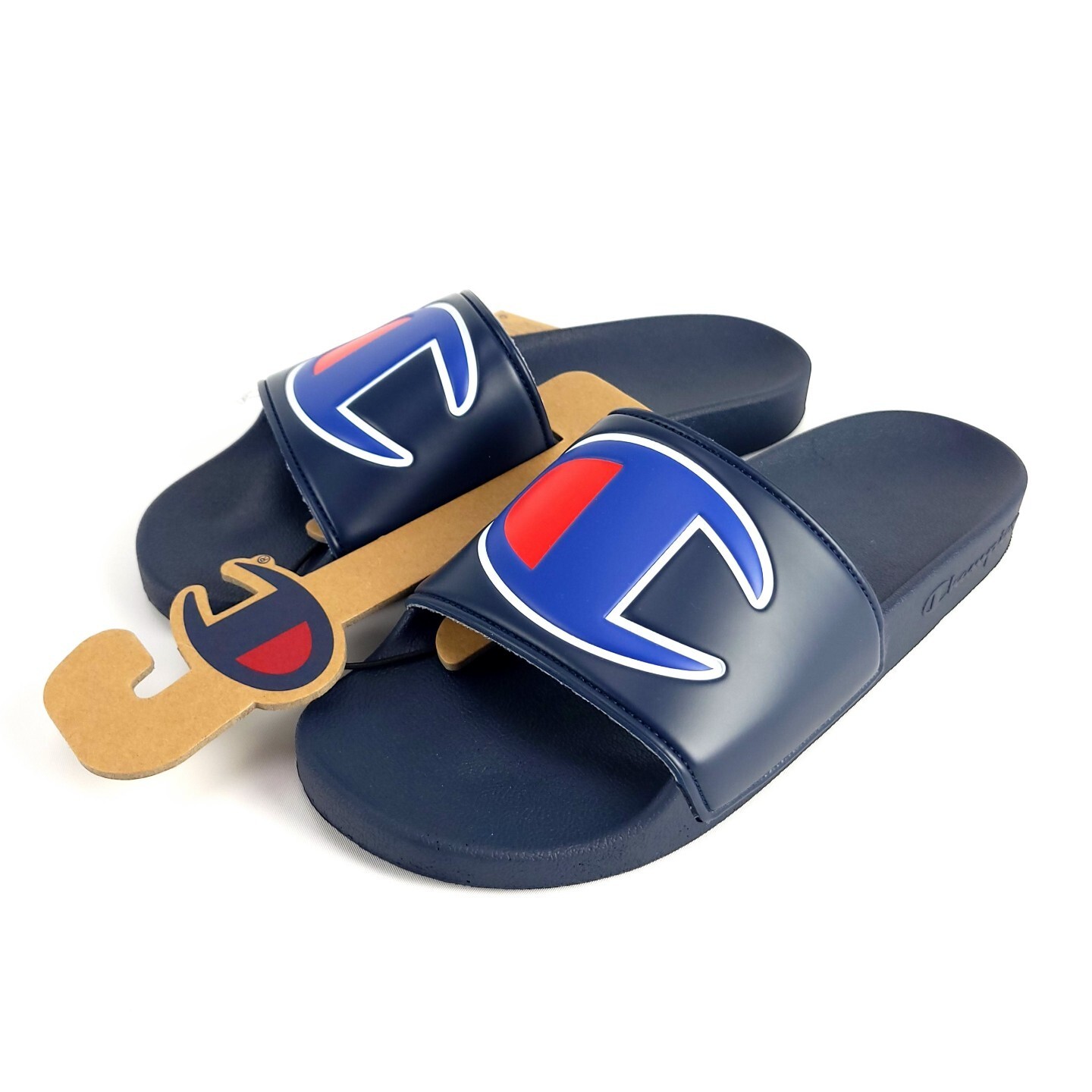 Champion Slides Mens Navy Blue Size 11 New
