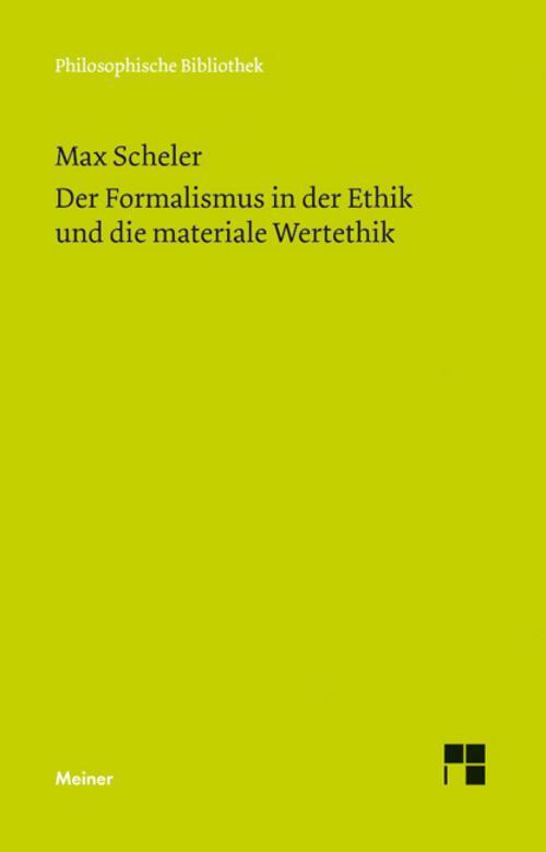 Thumbnail - Der Formalismus In Der Ethik Und Die Materiale Wertethik Max Scheler