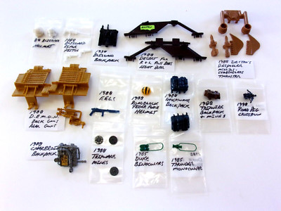GI Joe 1988 Vintage Accessories (U-Pick) Tripwire-Roadblock-Tiger Force Helmet