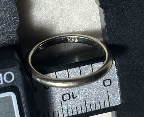 14K White Gold Pinky/Toe Ring Size 4.0 - Picture 8 of 12