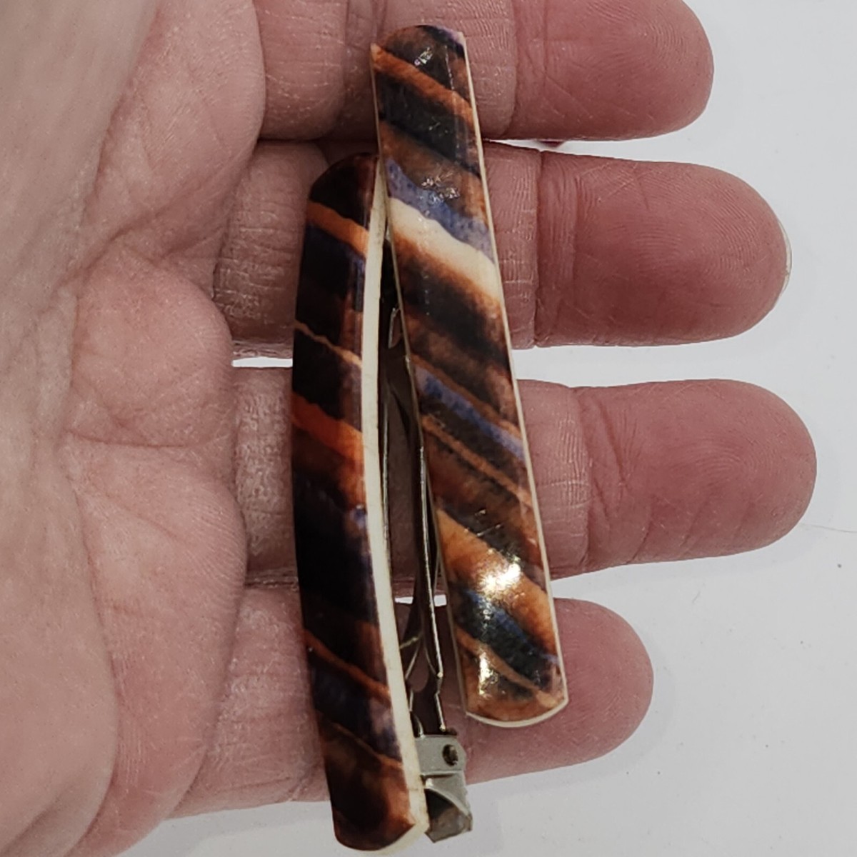 Vintage Hair Clip France stay tight 2.5 inch Clasp Barrettes  display picture 2