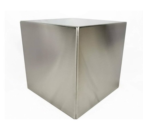 LUSEN Edelstahl Safe Sparschwein, Safe Spardose 8”x8”x8” - Bild 4 von 5