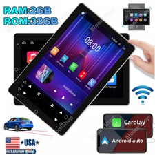 10.1" Rotatable Android 15 Touch Screen Car Stereo Radio GPS WIFI BT Double 2DIN