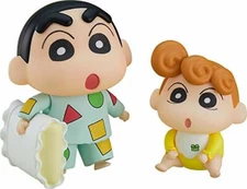 Nendoroid 1565 Crayon Shin-chan Shinnosuke Nohara: Pajama Ver. & Himawari Figure