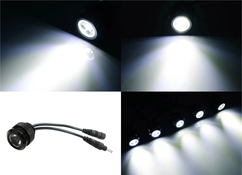 Xenon White 30W High Power Flexible LED Daytime Running Lights/Puddle Lamps Kit - Image 3 of 4