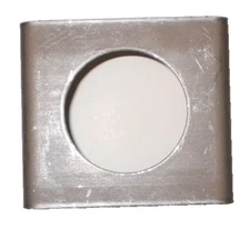 TWO Custom Weld On Bracket Mount for 2" Round sealed Grommet Light LED