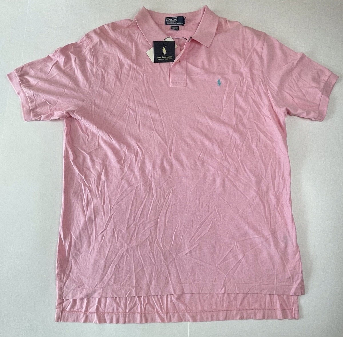 Polo Ralph Lauren Pima Cotton Mピンク NEW Vintage Polo Ralph Lauren Pima Soft Touch Pink Polo