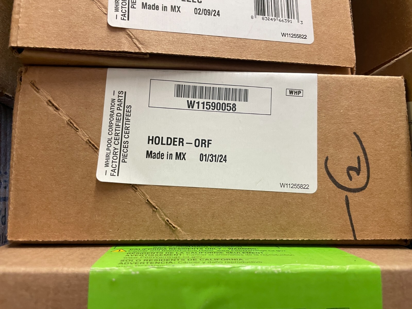 Whirlpool OEM Tubing and Orifice Kit W11590058 W11459683 D25