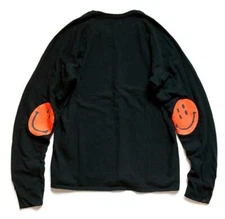 KAPITAL Smile long sleeve shirt smily black orange brand new made in Japan asap