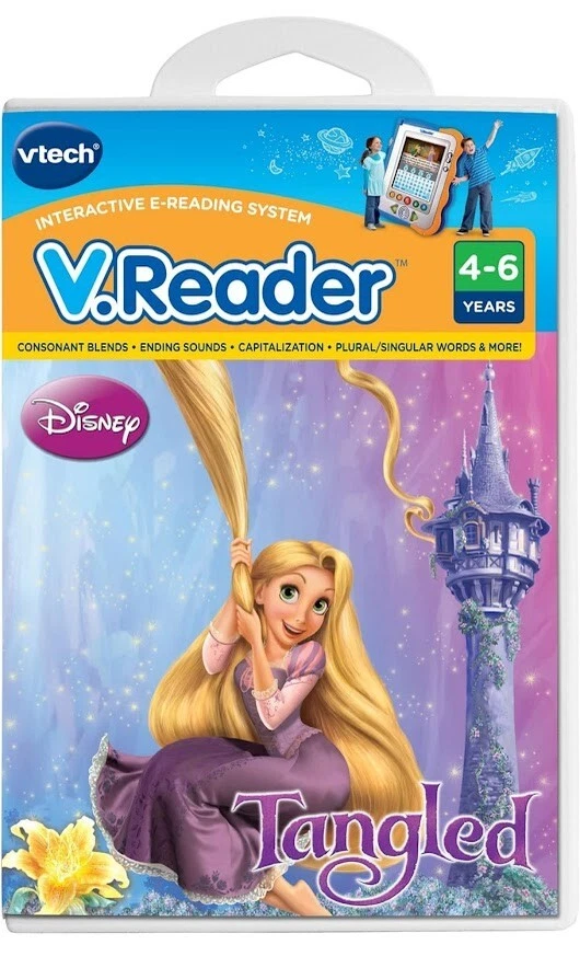 Vtech V.Reader Disney Tangled Hello Kitty Nickelodeon Dora Explorer Lot Of 3 - Image 3 of 4