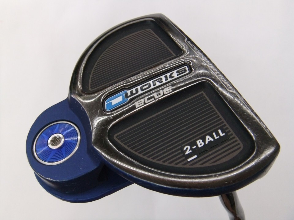Odyssey Putter O-WORKS Blue 2-Ball RH 34 inches with head cover