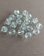 Authentic Swarovski 5000 Round 8mm Beads Light Azore Non AB Pk 18
