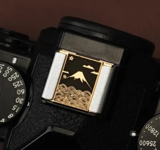 Metal Brass Hot Shoe Flash Speedlite Protection Cap Cover for Fujifilm Fuji X