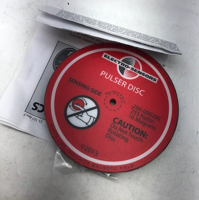 NEW 700000200 PULSER DISC BY ELECTRO SENSORS SCP1000 / SCP2000 SPEED
