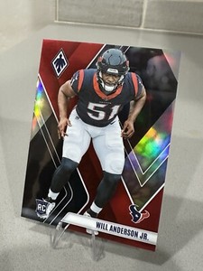 2023 Panini Phoenix Will Anderson Jr. Houston Texans Red /250 #144 SP Rookie Crd
