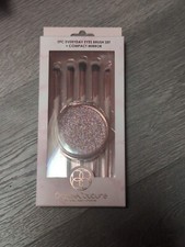 New 6 Piece Everyday Eyes Brush Set Margaret Josephs Candie Couture -Rose Gold