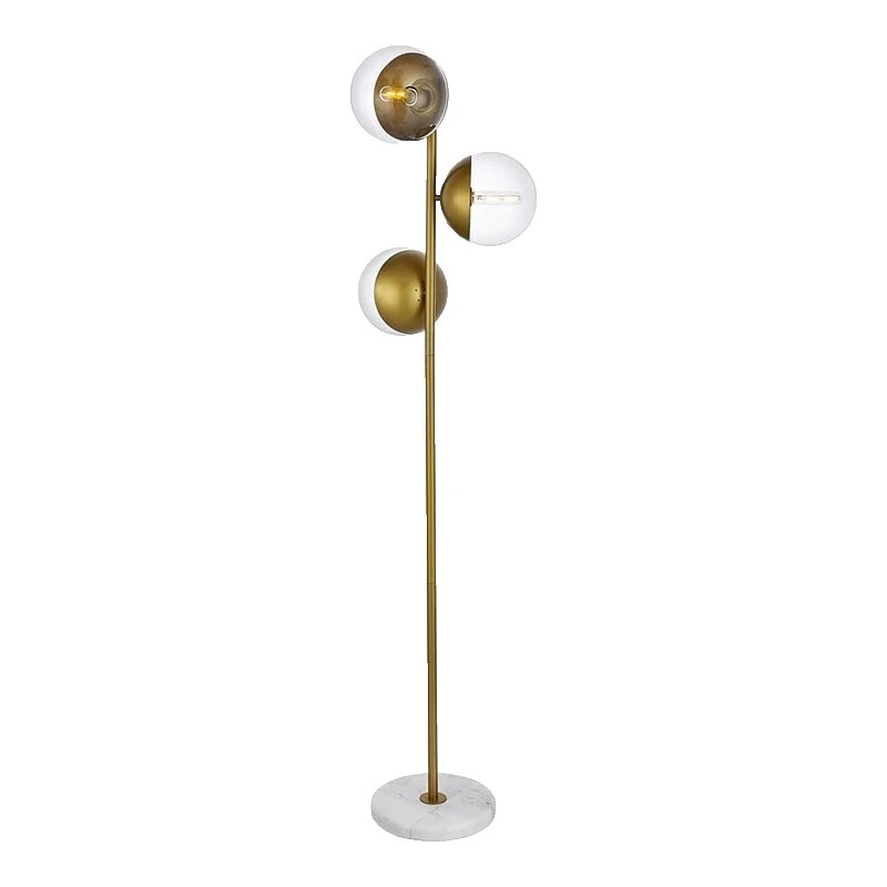 Glass Mid-Century Modern Floor Lamps