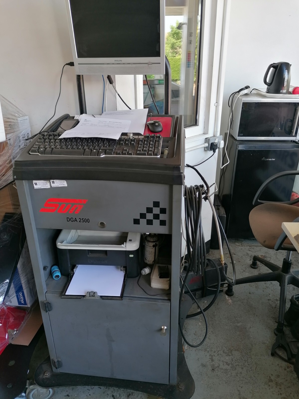 Snap on SUN DGA 2500 MOT GAS ANALYZER For Diesel and Petrol emmsion