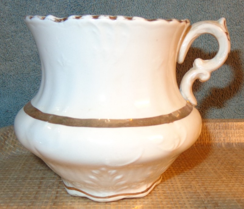 Vintage STERLING PORCELAIN China Gold Restaurant Ware Sugar Bowl? Server No lid