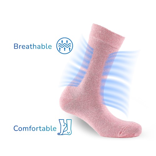 Cosyfeel® Women Socks Super Soft Cotton Thick Breathable 4-Pack Crew Socks - Picture 41 of 58