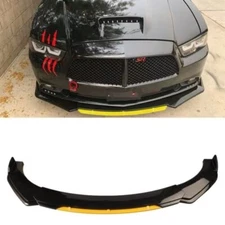 For Dodge Durango Front Bumper Lip Spoiler Splitter Diffuser Glossy Black Yellow