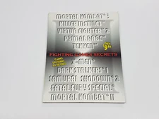 Fighting Games Secrets Totally Brady Games Strategy Guide Book 