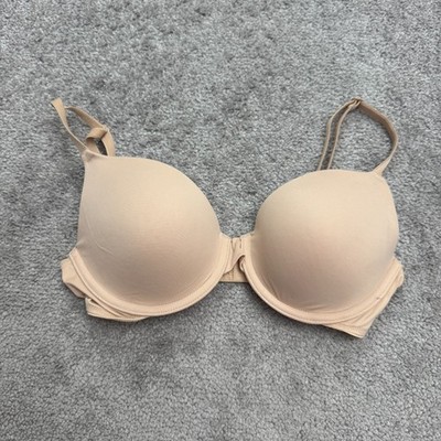 Victoria's Secret PINK Everywhere Lightly Lined T-Shirt Push Up Bra 32C Nude Tan